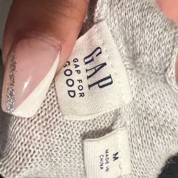 Gap Knit Open Front Gray Cardigan - Picture 4 of 4